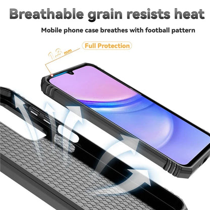 For Samsung Galaxy A16 5G Case PC + TPU Phone Cover Lens Ultimate Protection Kickstand