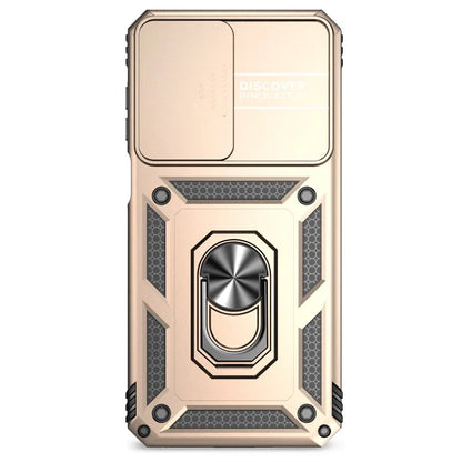 For Samsung Galaxy A16 5G Case PC + TPU Phone Cover Lens Ultimate Protection Kickstand