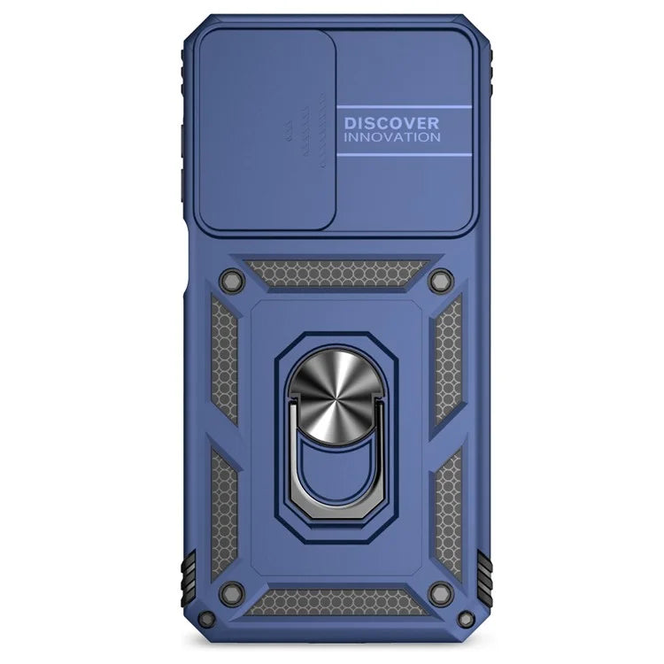 For Samsung Galaxy A16 5G Case PC + TPU Phone Cover Lens Ultimate Protection Kickstand