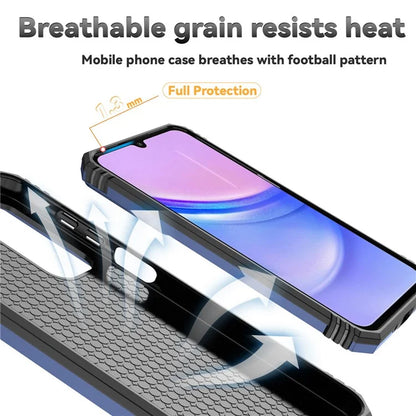 For Samsung Galaxy A16 5G Case PC + TPU Phone Cover Lens Ultimate Protection Kickstand