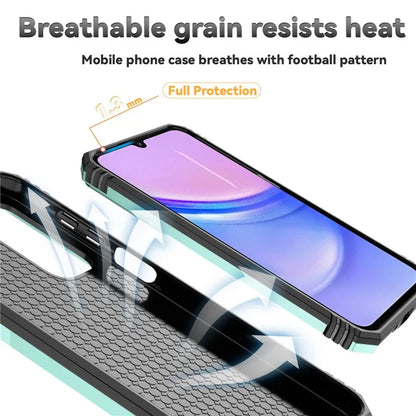 For Samsung Galaxy A16 5G Case PC + TPU Phone Cover Lens Ultimate Protection Kickstand