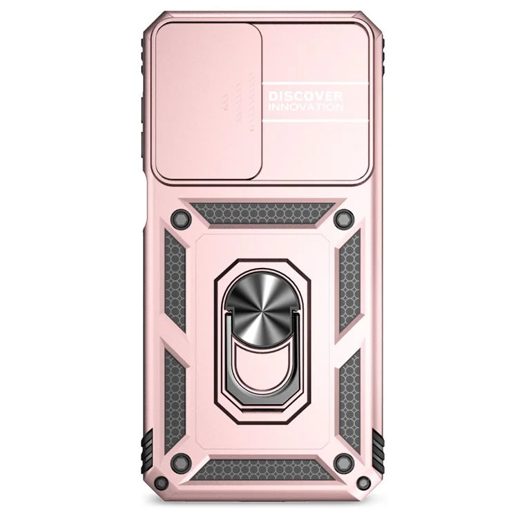 For Samsung Galaxy A16 5G Case PC + TPU Phone Cover Lens Ultimate Protection Kickstand