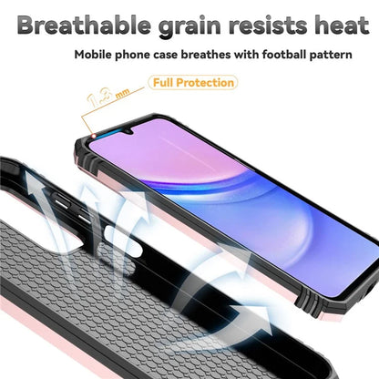 For Samsung Galaxy A16 5G Case PC + TPU Phone Cover Lens Ultimate Protection Kickstand