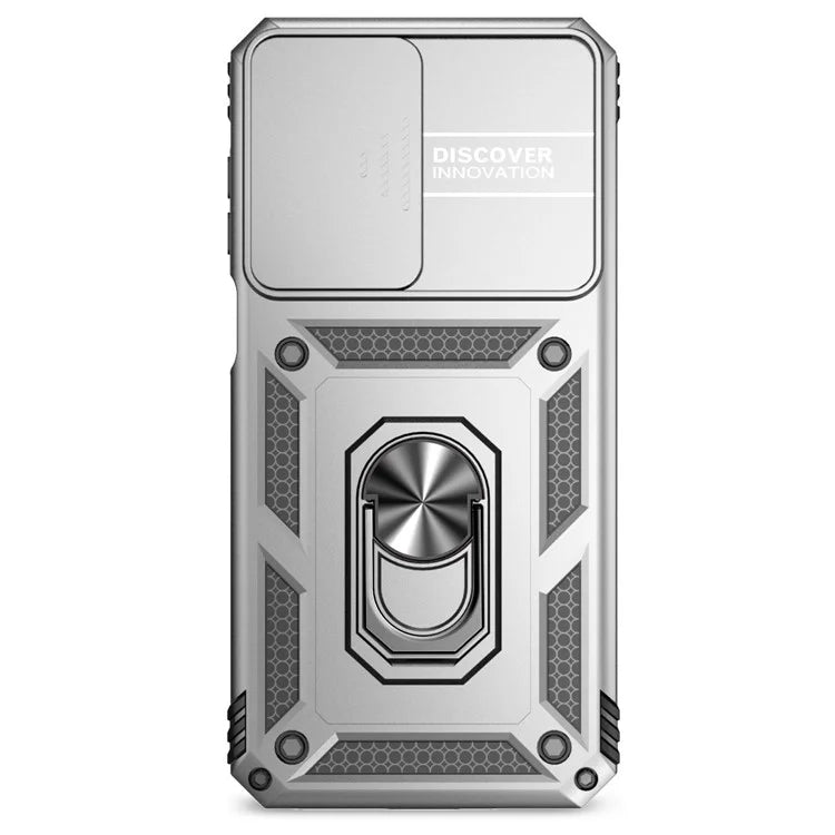 For Samsung Galaxy A16 5G Case PC + TPU Phone Cover Lens Ultimate Protection Kickstand