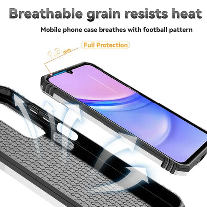 For Samsung Galaxy A16 5G Case PC + TPU Phone Cover Lens Ultimate Protection Kickstand
