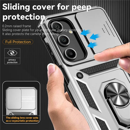For Samsung Galaxy A16 5G Case PC + TPU Phone Cover Lens Ultimate Protection Kickstand