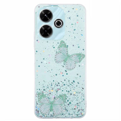 AW Series For Xiaomi Redmi 13 5G  /  13 4G Case Epoxy PVC Butterfly TPU Aesthetics Phone Cover