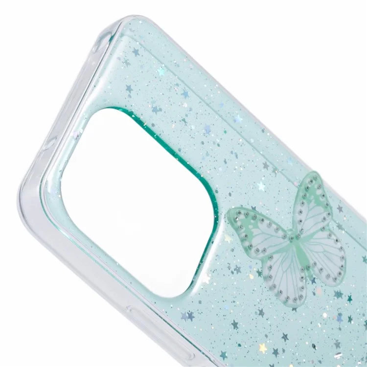 AW Series For Xiaomi Redmi 13 5G  /  13 4G Case Epoxy PVC Butterfly TPU Aesthetics Phone Cover