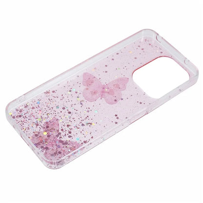 AW Series For Xiaomi Redmi 13 5G  /  13 4G Case Epoxy PVC Butterfly TPU Aesthetics Phone Cover