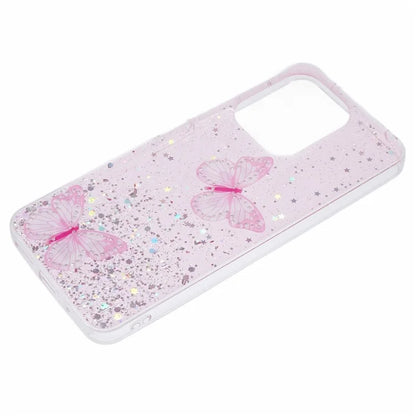 AW Series For Xiaomi Redmi 13 5G  /  13 4G Case Epoxy PVC Butterfly TPU Aesthetics Phone Cover
