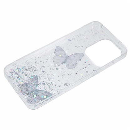AW Series For Xiaomi Redmi 13 5G  /  13 4G Case Epoxy PVC Butterfly TPU Aesthetics Phone Cover