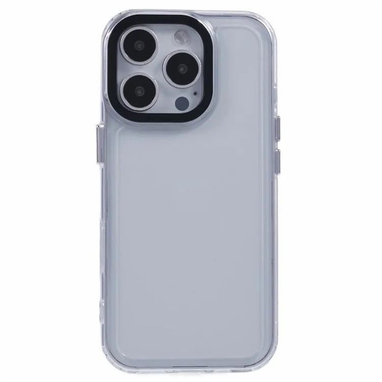 For iPhone 16 Pro Clear Phone Case PC+TPU Hybrid Back Cover