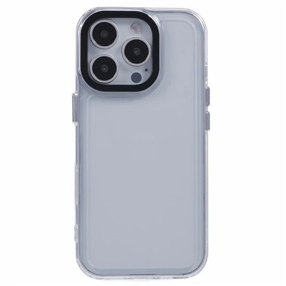 For iPhone 16 Pro Clear Phone Case PC+TPU Hybrid Back Cover