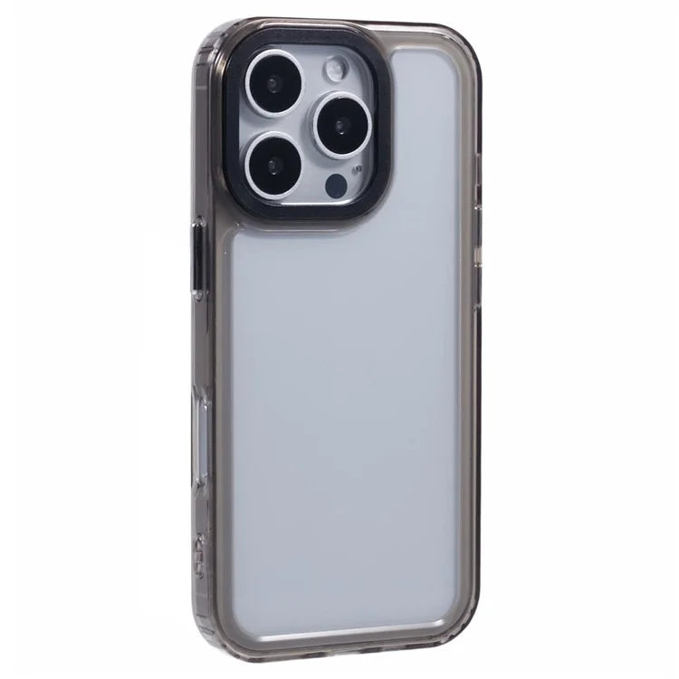 For iPhone 16 Pro Clear Phone Case PC+TPU Hybrid Back Cover