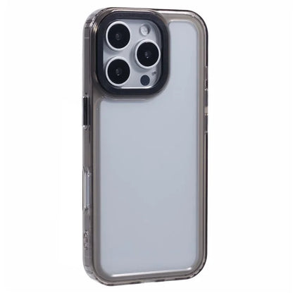 For iPhone 16 Pro Clear Phone Case PC+TPU Hybrid Back Cover