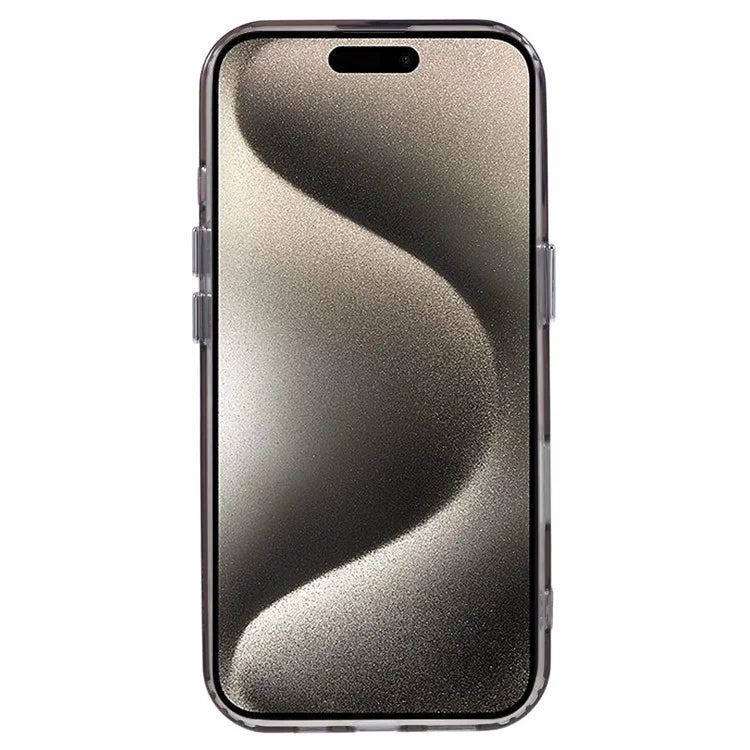 For iPhone 16 Pro Clear Phone Case PC+TPU Hybrid Back Cover