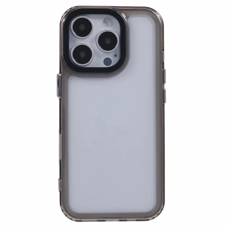 For iPhone 16 Pro Clear Phone Case PC+TPU Hybrid Back Cover
