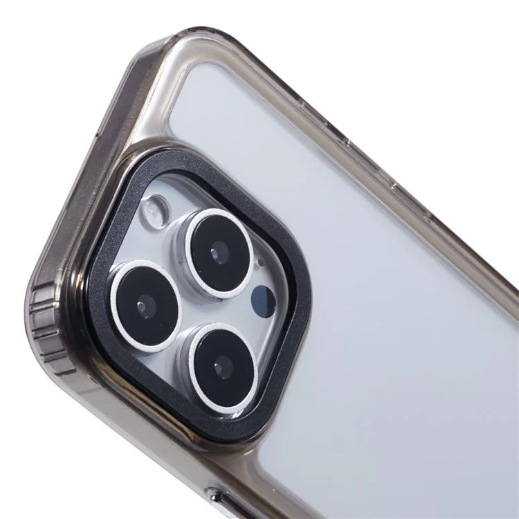 For iPhone 16 Pro Clear Phone Case PC+TPU Hybrid Back Cover