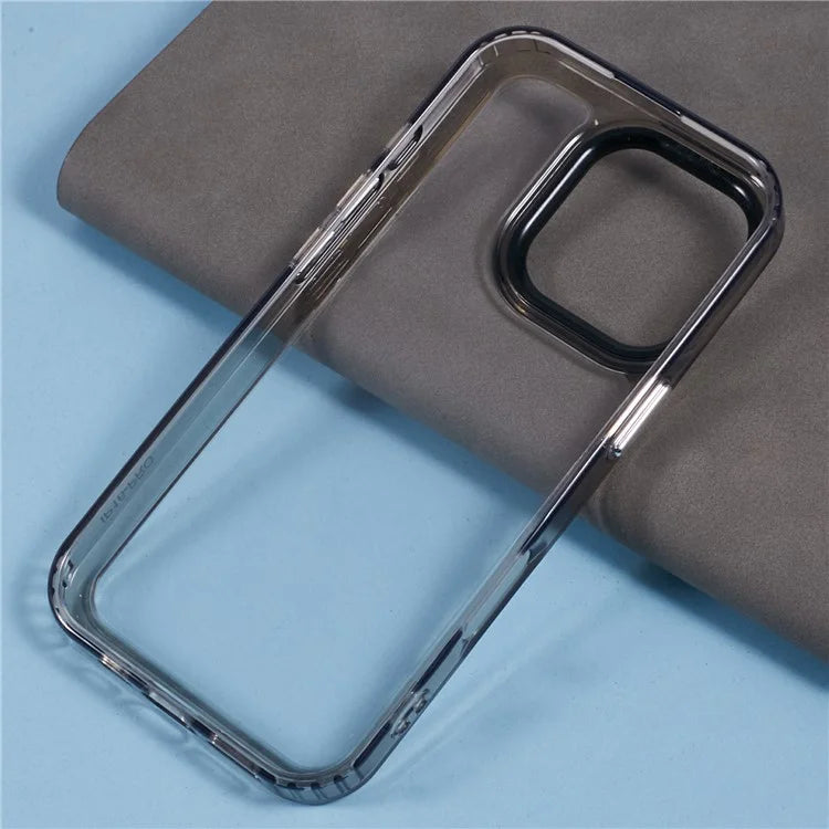 For iPhone 16 Pro Clear Phone Case PC+TPU Hybrid Back Cover