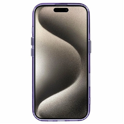 For iPhone 16 Pro Clear Phone Case PC+TPU Hybrid Back Cover