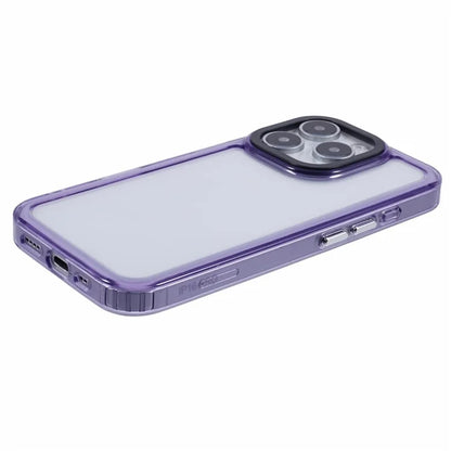 For iPhone 16 Pro Clear Phone Case PC+TPU Hybrid Back Cover