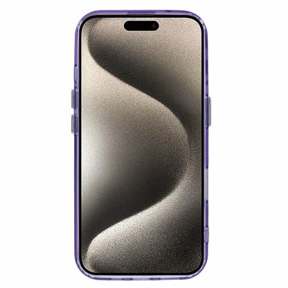 For iPhone 16 Clear Phone Case PC+TPU Hybrid Back Cover