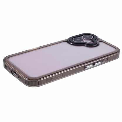 For iPhone 16 Clear Phone Case PC+TPU Hybrid Back Cover