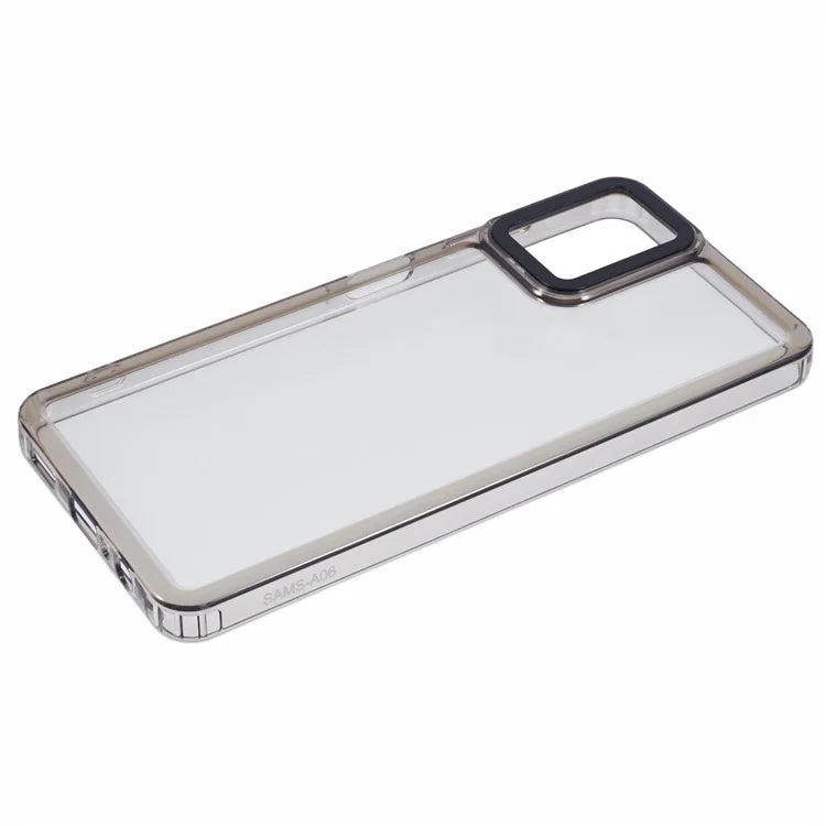 For Samsung Galaxy A06 Clear Phone Case PC+TPU Hybrid Back Cover