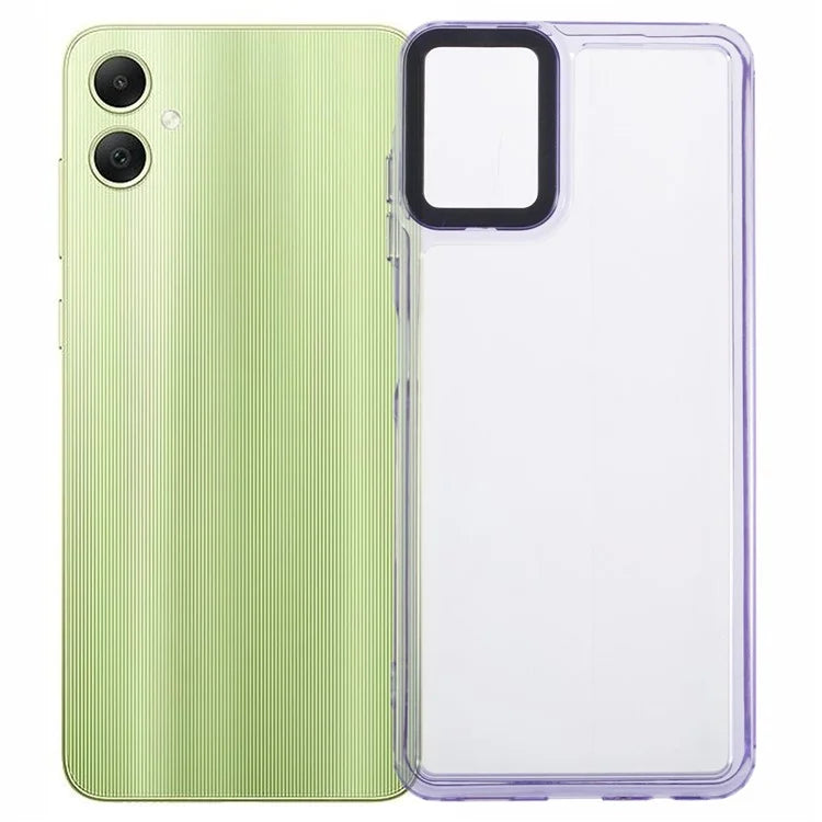 For Samsung Galaxy A06 Clear Phone Case PC+TPU Hybrid Back Cover