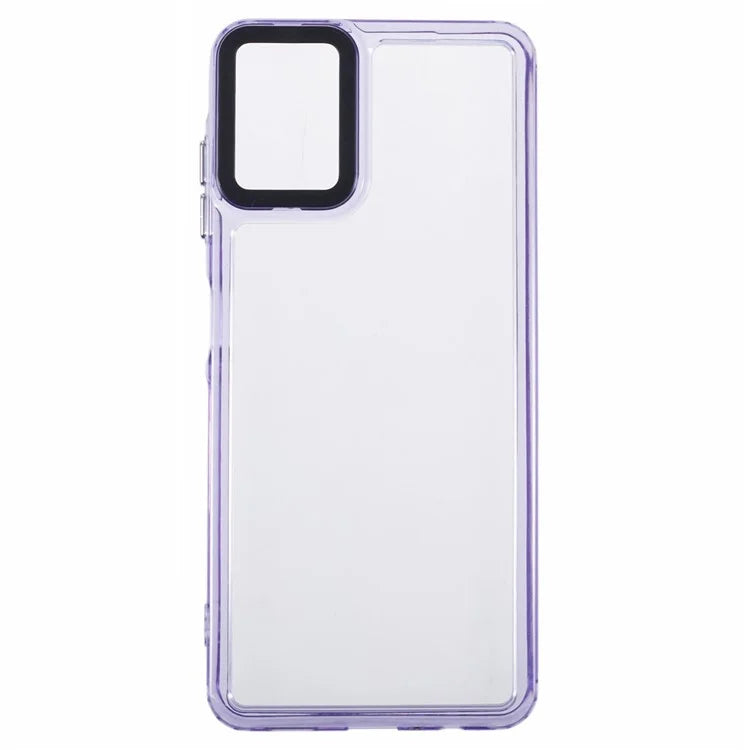 For Samsung Galaxy A06 Clear Phone Case PC+TPU Hybrid Back Cover