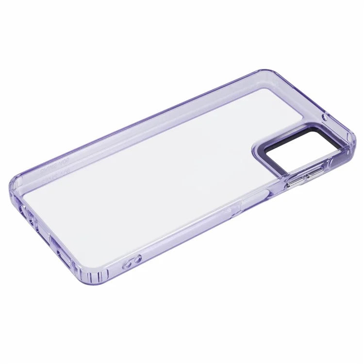 For Samsung Galaxy A06 Clear Phone Case PC+TPU Hybrid Back Cover