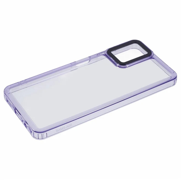 For Samsung Galaxy A06 Clear Phone Case PC+TPU Hybrid Back Cover