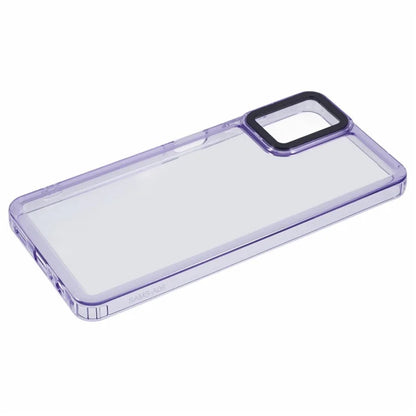 For Samsung Galaxy A06 Clear Phone Case PC+TPU Hybrid Back Cover