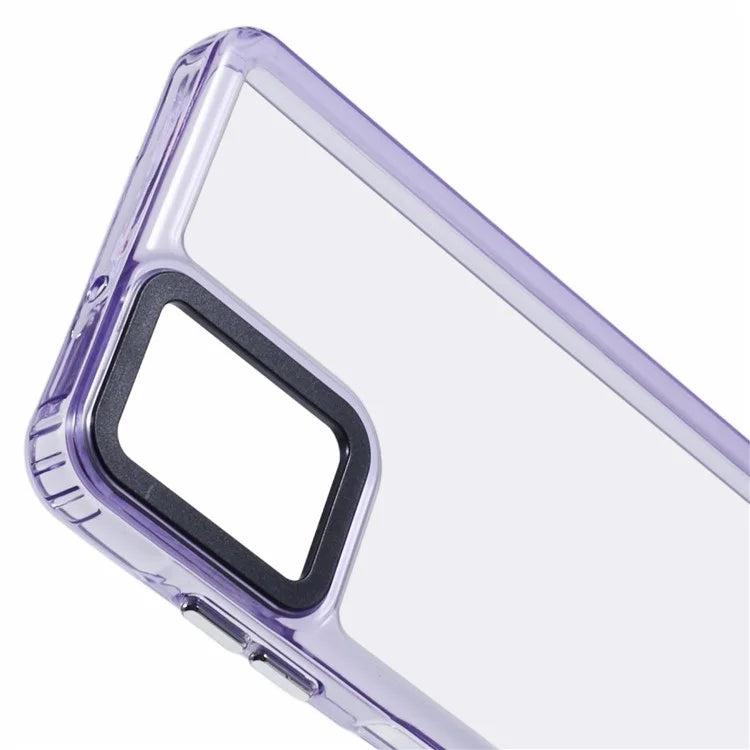 For Samsung Galaxy A06 Clear Phone Case PC+TPU Hybrid Back Cover