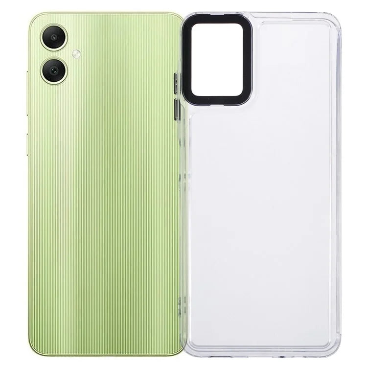 For Samsung Galaxy A06 Clear Phone Case PC+TPU Hybrid Back Cover