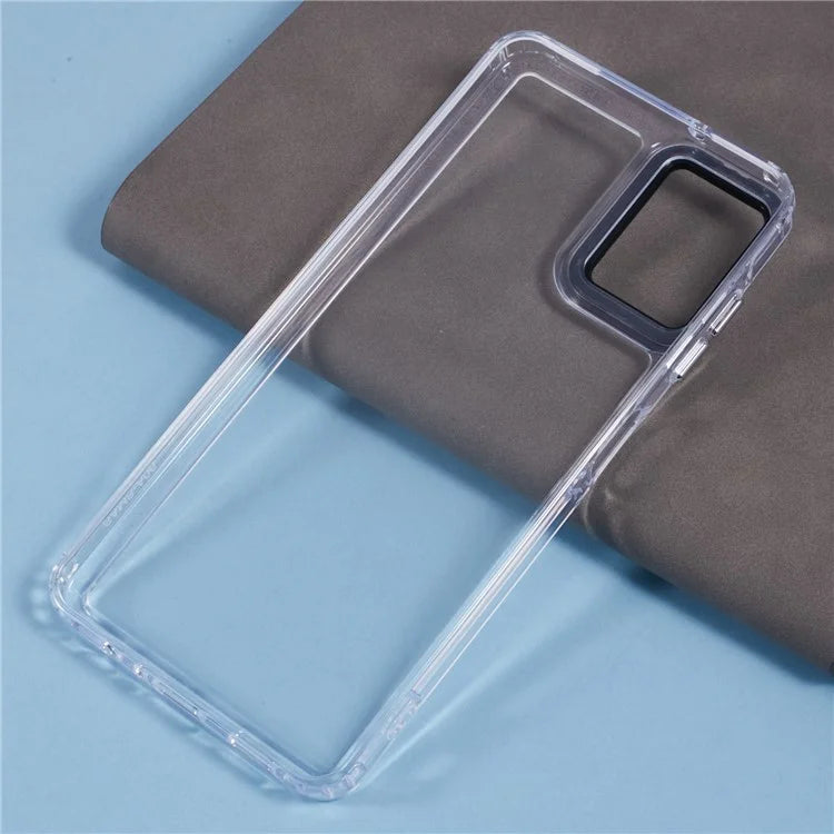 For Samsung Galaxy A06 Clear Phone Case PC+TPU Hybrid Back Cover