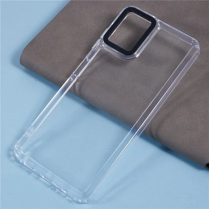 For Samsung Galaxy A06 Clear Phone Case PC+TPU Hybrid Back Cover