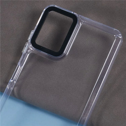 For Samsung Galaxy A06 Clear Phone Case PC+TPU Hybrid Back Cover