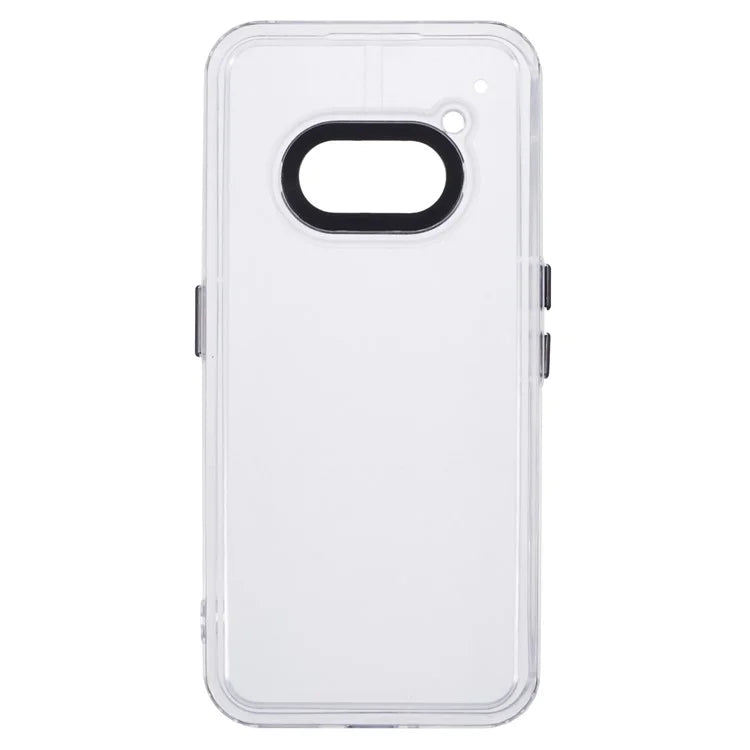 For Nothing Phone (2a) Clear Phone Case PC+TPU Hybrid Back Cover