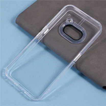 For Nothing Phone (2a) Clear Phone Case PC+TPU Hybrid Back Cover