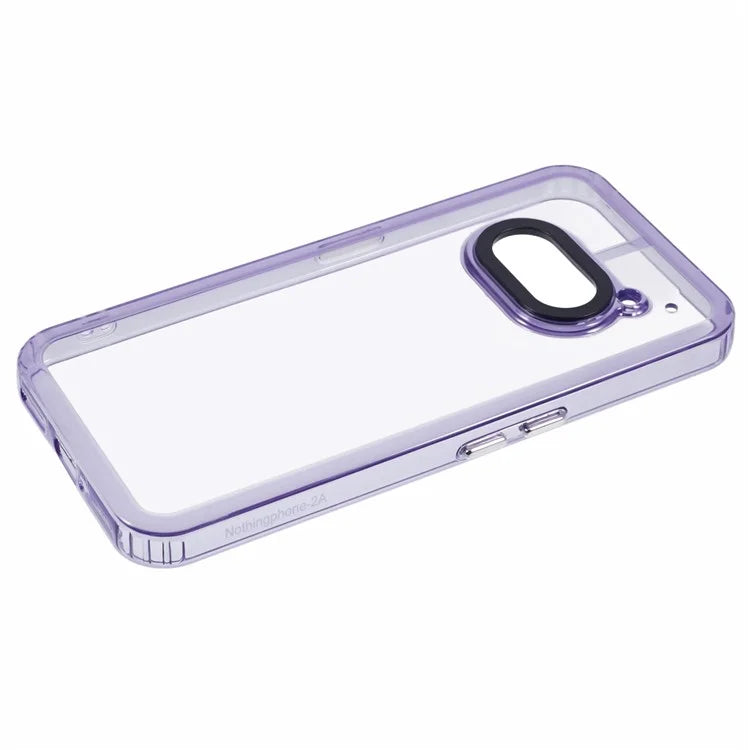 For Nothing Phone (2a) Clear Phone Case PC+TPU Hybrid Back Cover