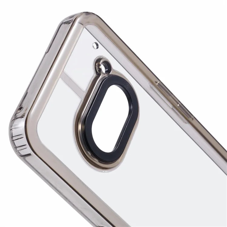 For Nothing Phone (2a) Clear Phone Case PC+TPU Hybrid Back Cover