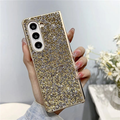 For Samsung Galaxy Z Fold5 5G Case Bling Glitter TPU Phone Cover