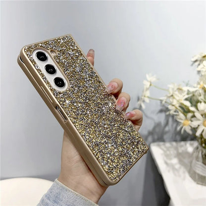 For Samsung Galaxy Z Fold5 5G Case Bling Glitter TPU Phone Cover