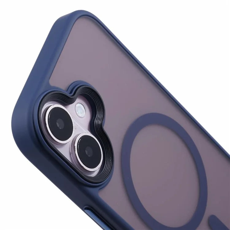 For iPhone 16 Plus Case Compatible with MagSafe TPU+PC Rubberized Finish Phone Cover