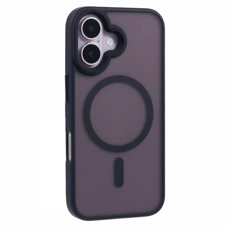 For iPhone 16 Plus Case Compatible with MagSafe TPU+PC Rubberized Finish Phone Cover