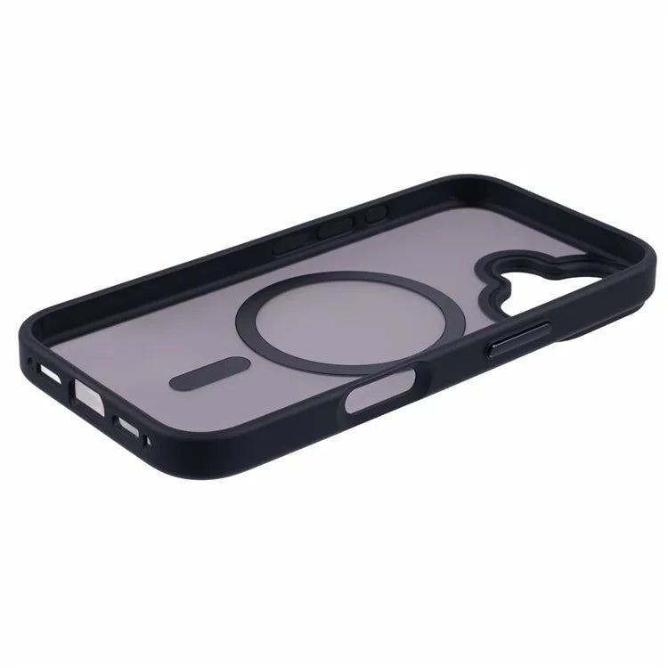 For iPhone 16 Plus Case Compatible with MagSafe TPU+PC Rubberized Finish Phone Cover
