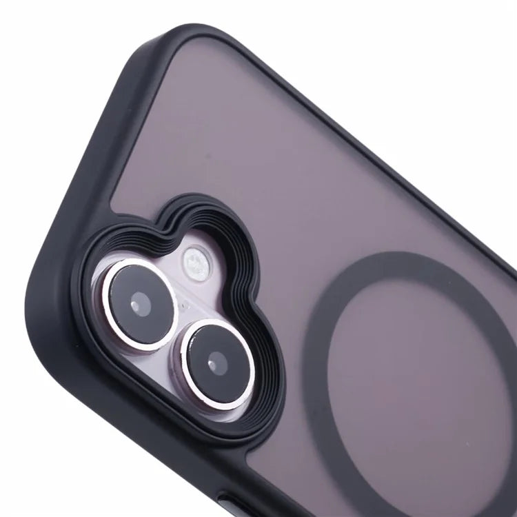 For iPhone 16 Plus Case Compatible with MagSafe TPU+PC Rubberized Finish Phone Cover