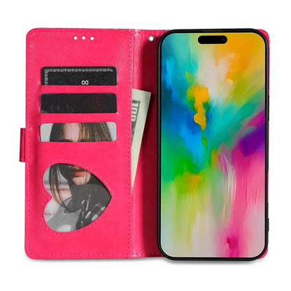 For iPhone 16 Plus Stand Case Glitter Phone Leather Cover Zipper Pocket