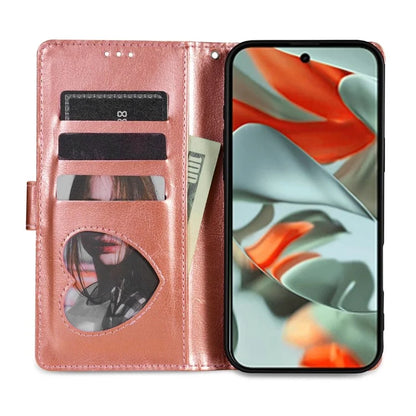 For Google Pixel 9 Pro  /  Pixel 9 Stand Case Glitter Phone Leather Cover Zipper Pocket